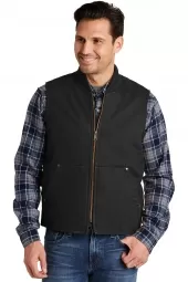 Washed Duck Cloth Vest