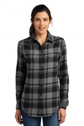Ladies Plaid Flannel Tunic 