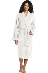 Plush Microfleece Shawl Collar Robe