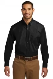 Long Sleeve Carefree Poplin Shirt