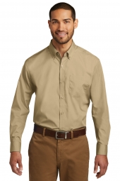 Long Sleeve Carefree Poplin Shirt