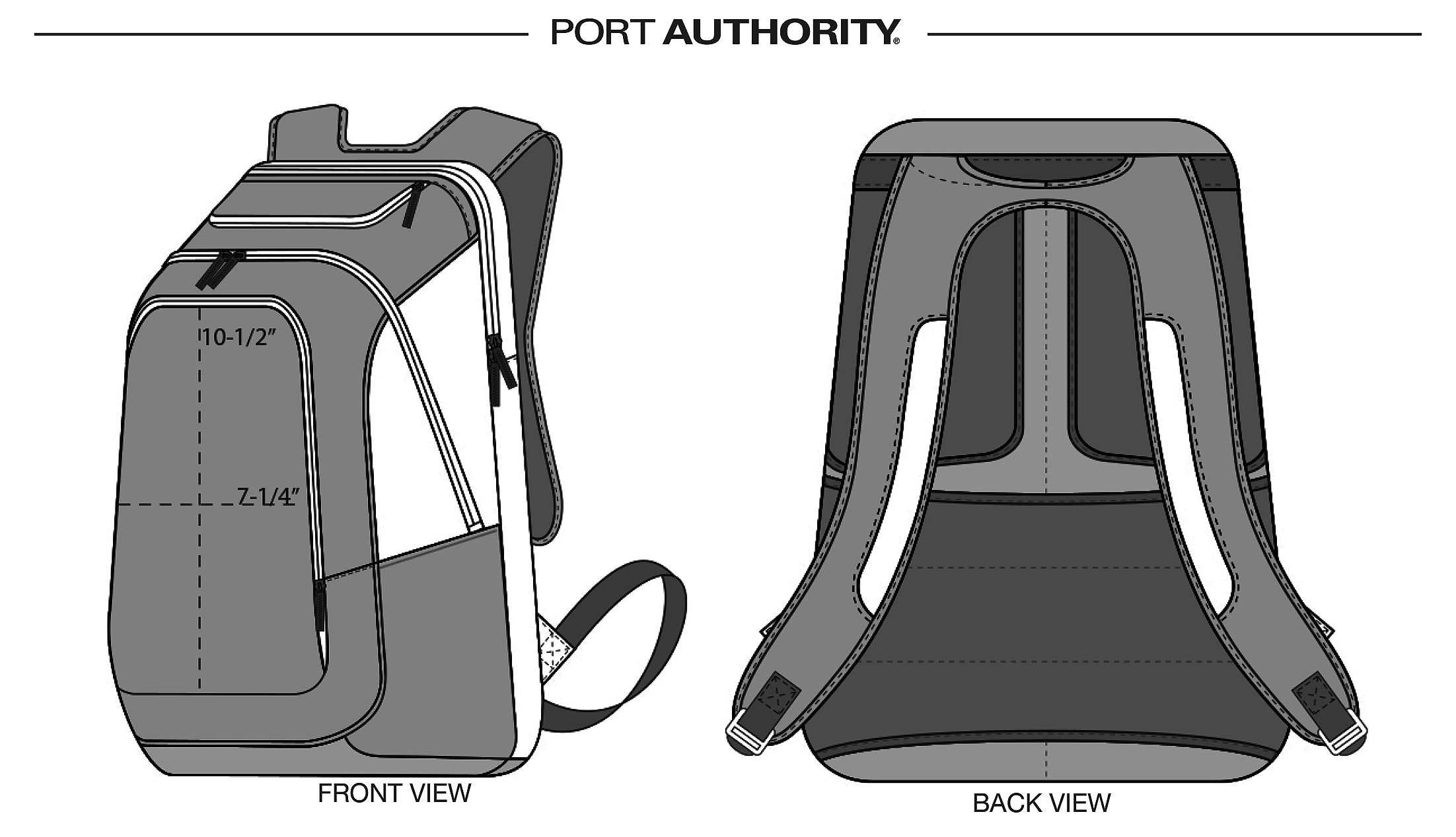 Port Authority BG223 Exec Backpack in Bulk Price